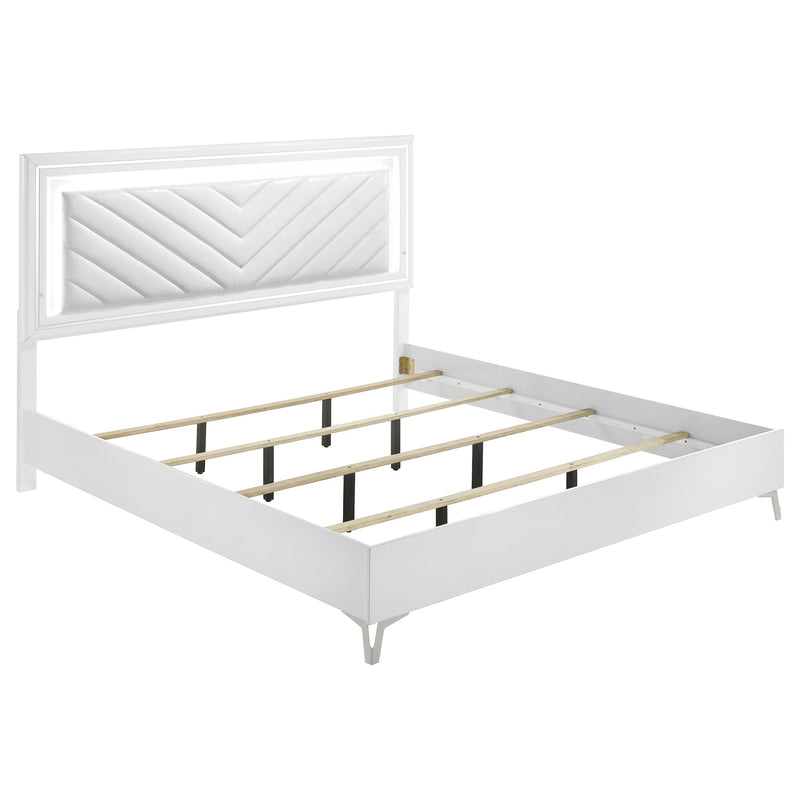 Cassia LED Panel Bed High Gloss