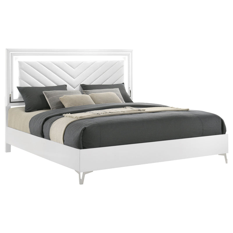 Cassia LED Panel Bed High Gloss