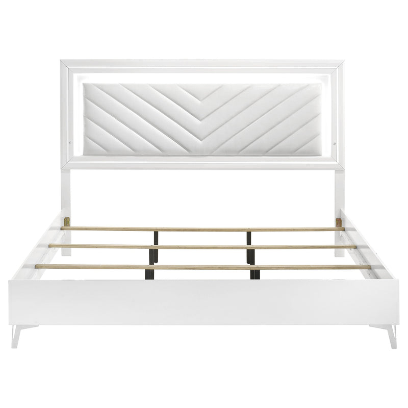 Cassia LED Panel Bed High Gloss