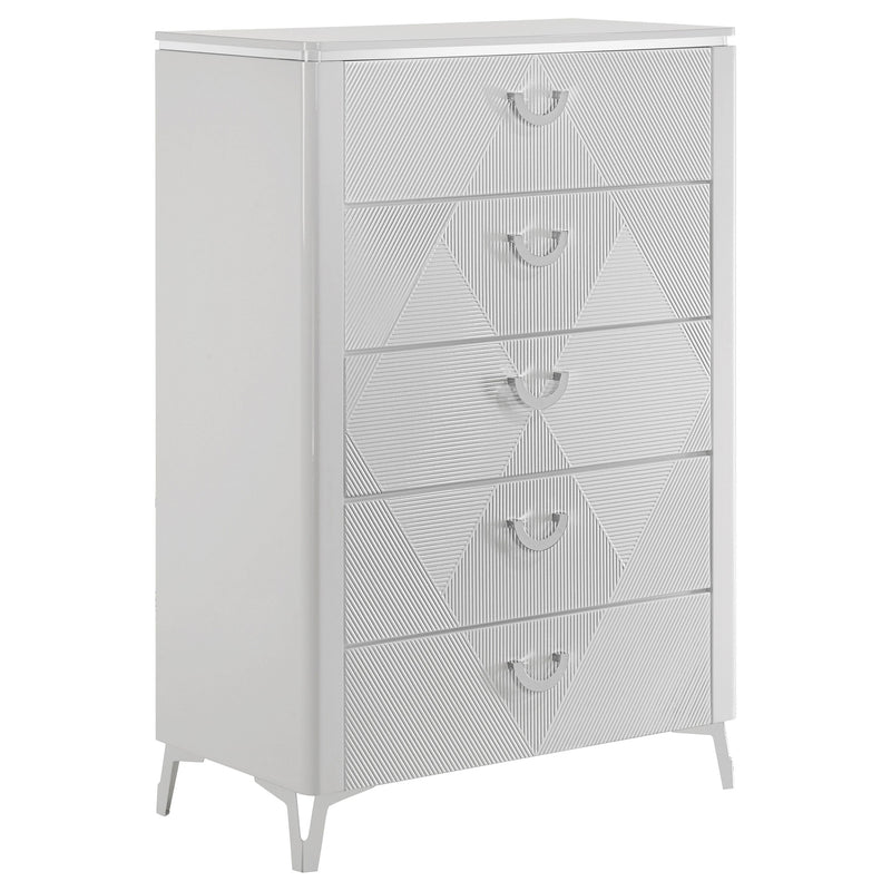 Cassia LED Bedroom Set High Gloss
