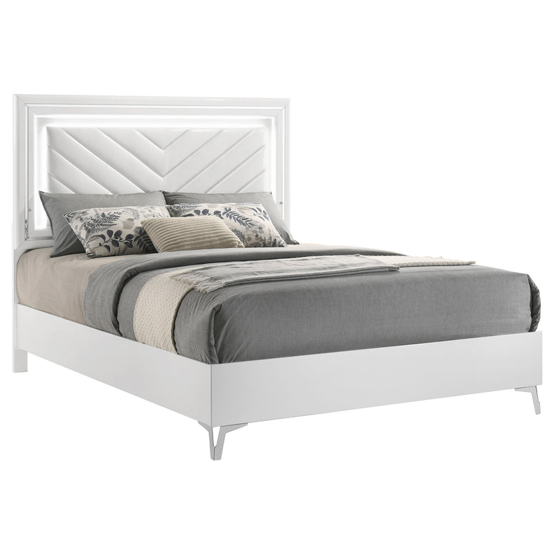 Cassia LED Panel Bed High Gloss