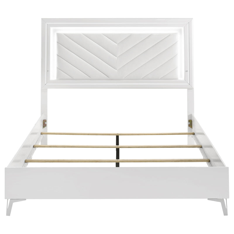 Cassia LED Panel Bed High Gloss