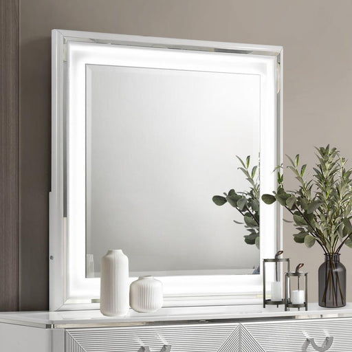 Cassia Dresser Mirror White High Gloss Default Title
