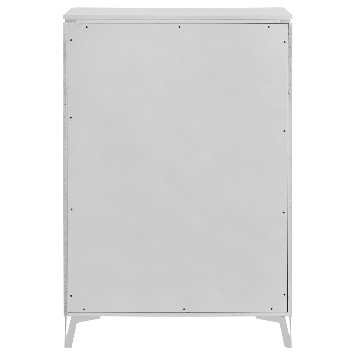 Cassia 5-drawer Bedroom Chest of Drawers White High Gloss