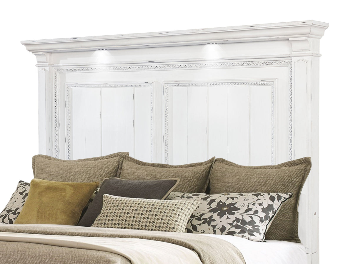 McKinney LED Light Panel Bed Vintage