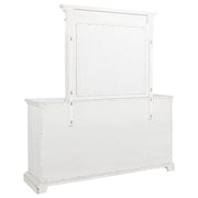 McKinney 6-drawer Bedroom Dresser with Mirror Vintage White