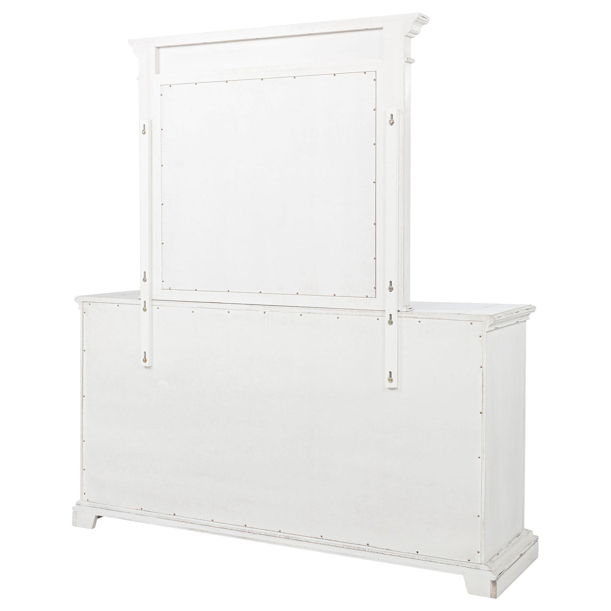 McKinney 6-drawer Bedroom Dresser with Mirror Vintage White
