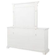 McKinney 6-drawer Bedroom Dresser with Mirror Vintage White