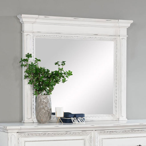 McKinney Dresser Mirror Vintage White Default Title