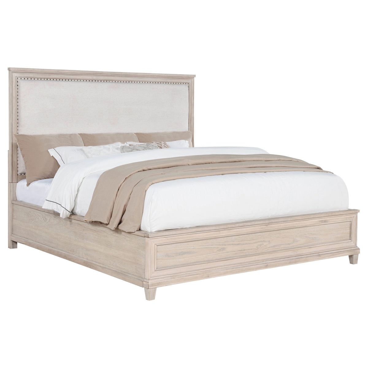 Pembroke 66-inch Panel Bed Washed Oak