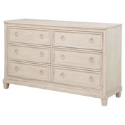 Pembroke 6-drawer Bedroom Dresser Cabinet Washed Oak