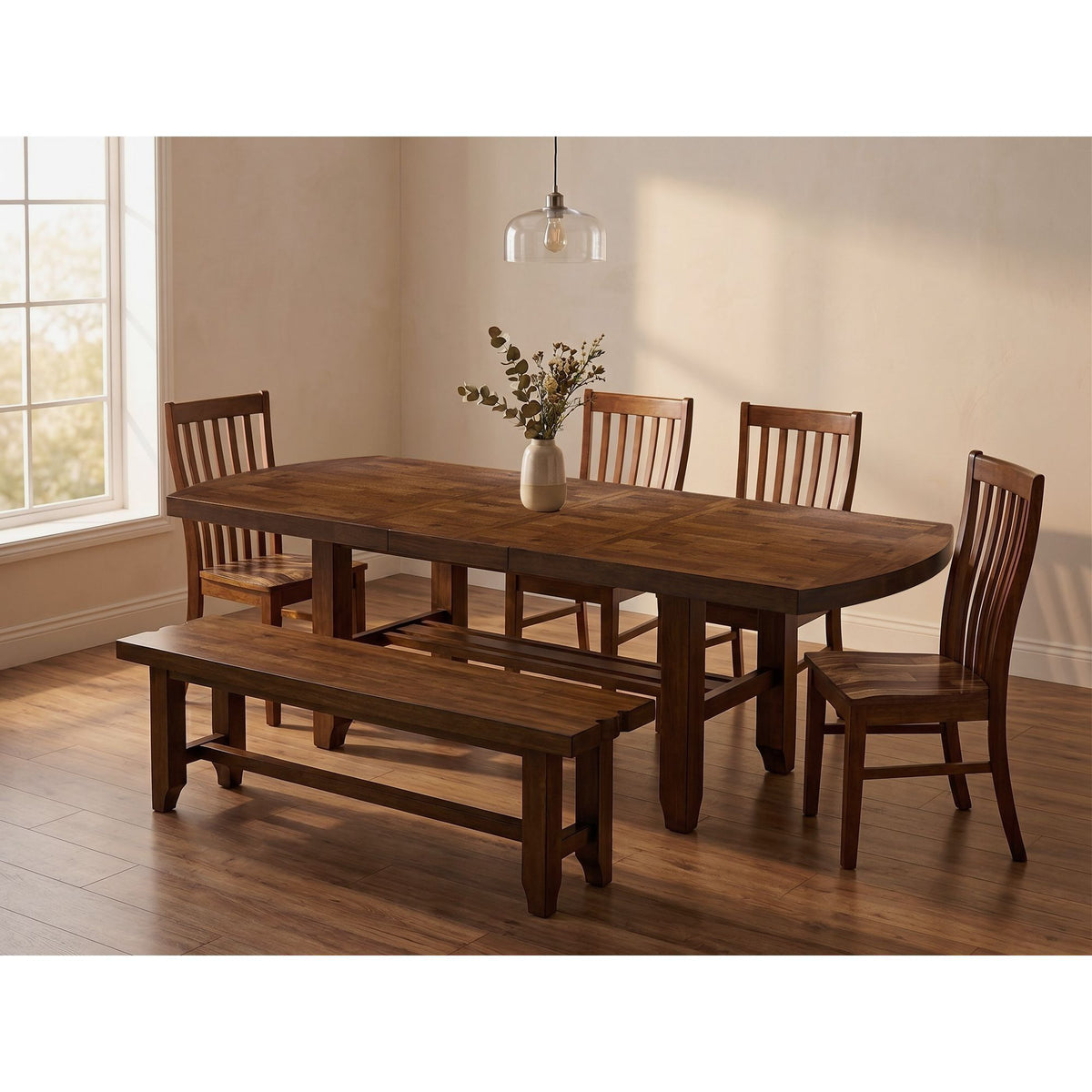 Gage - Dining Bench - Chestnut