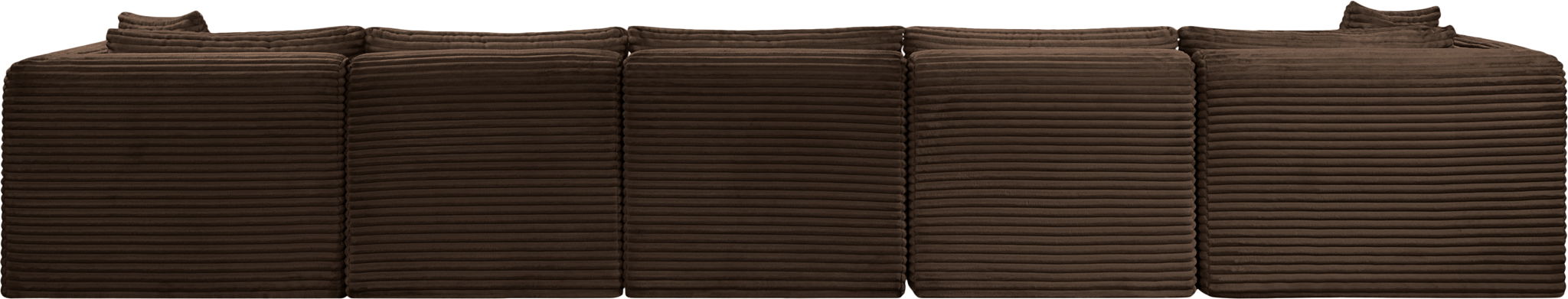 Shaggy - 7 Piece Modular Sectional With 2 Ottomans