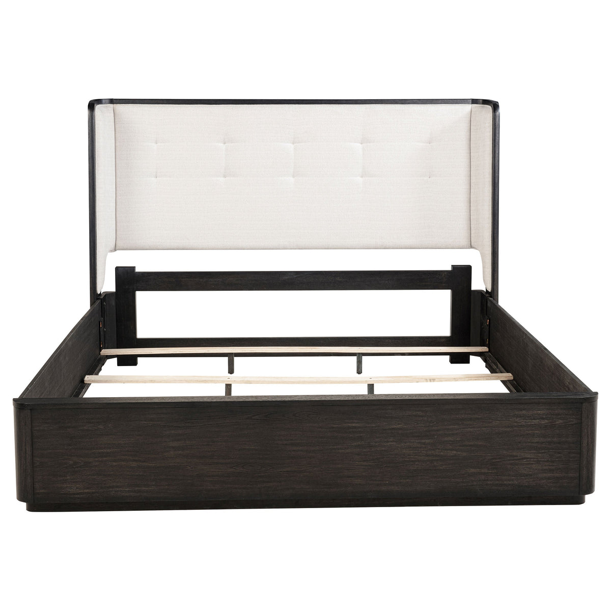 Leandro 55-inch Wingback Bed Burnished