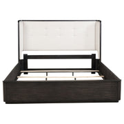 Leandro 55-inch Wingback Bed Burnished