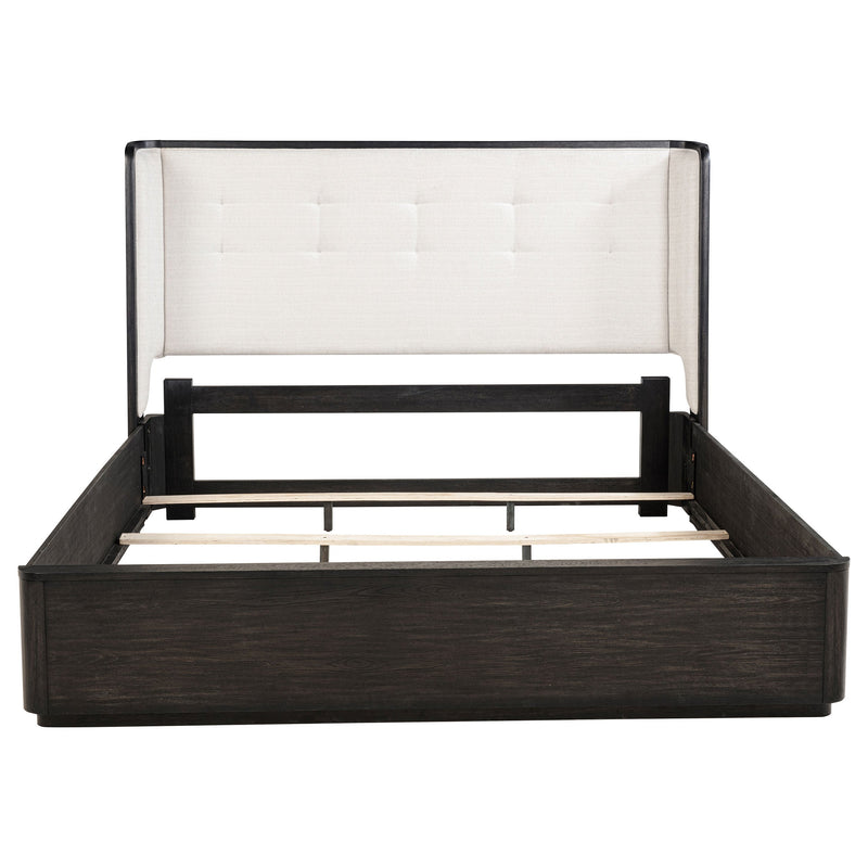 Leandro 55-inch Wingback Bed Burnished