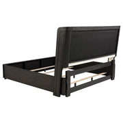 Leandro 55-inch Wingback Bed Burnished