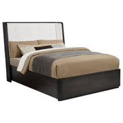 Leandro 55-inch Wingback Bed Burnished