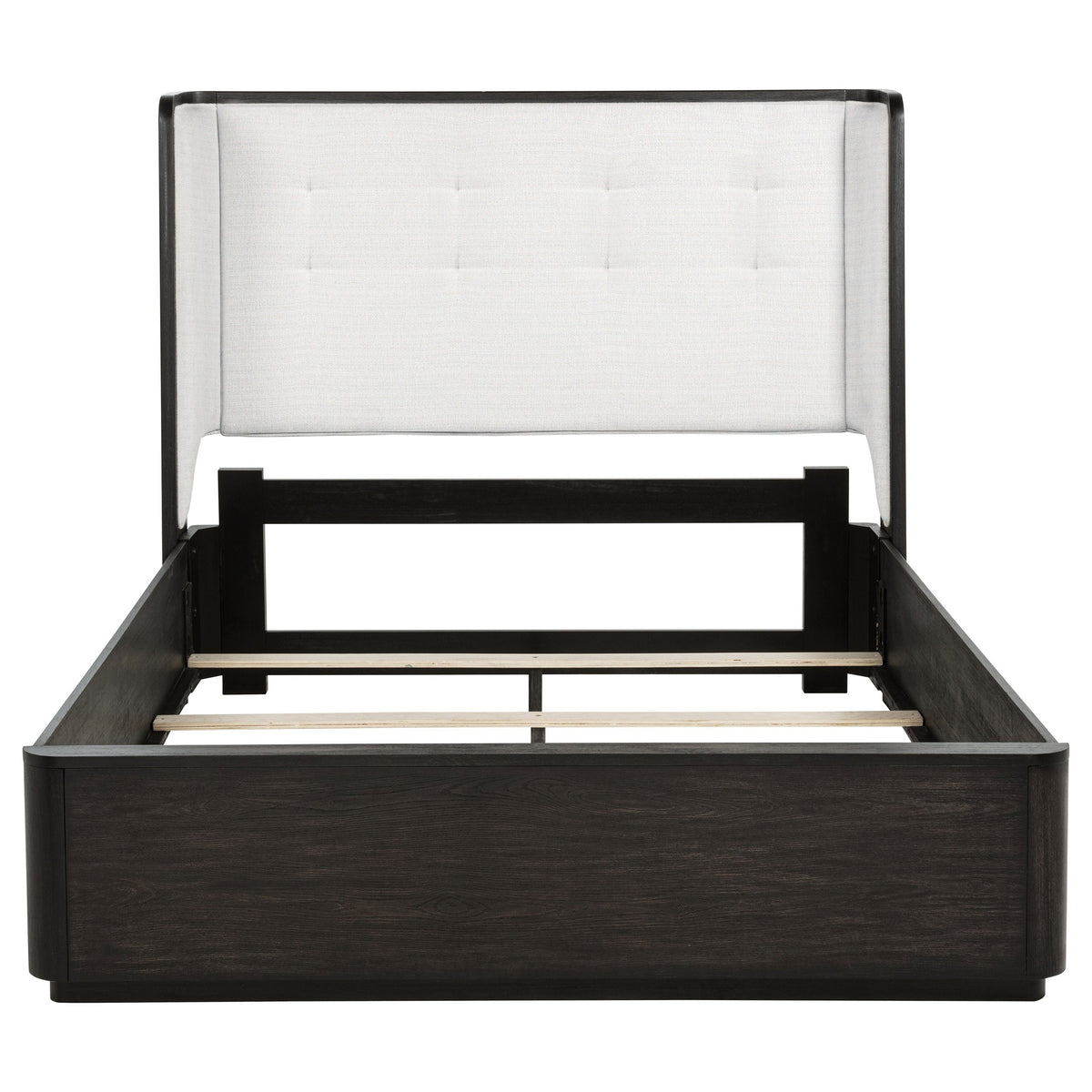 Leandro 55-inch Wingback Bed Burnished