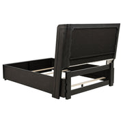 Leandro 55-inch Wingback Bed Burnished