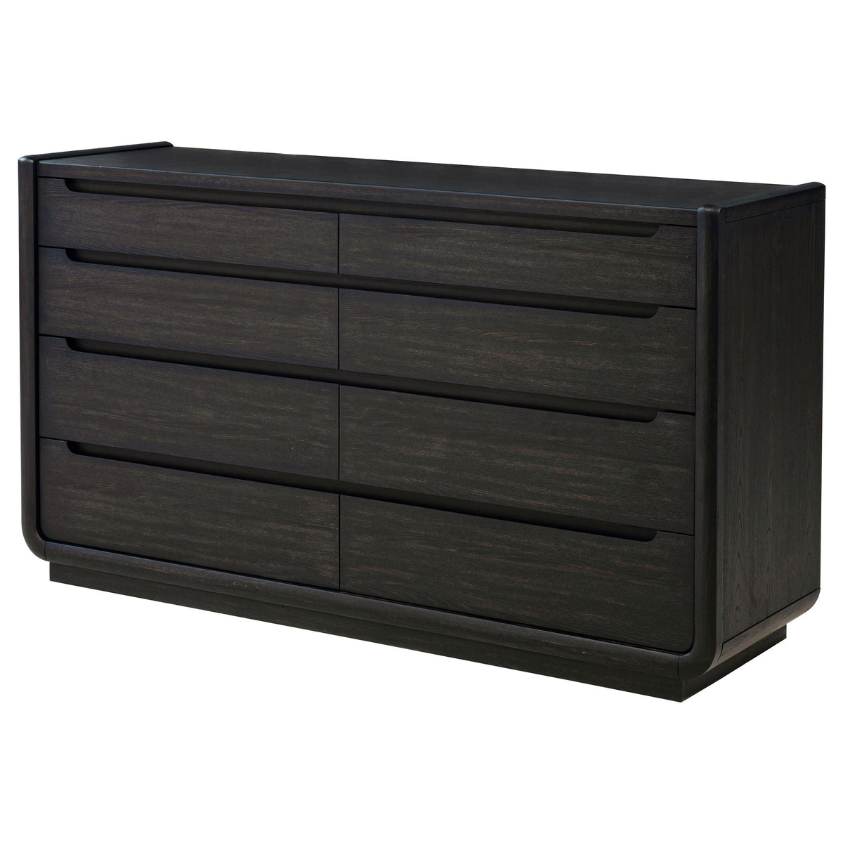 Leandro 8-drawer Bedroom Dresser Cabinet Burnished Black