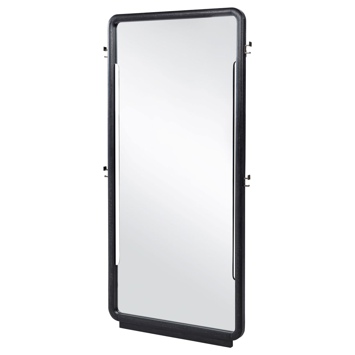Leandro 76-inch Full Length Floor Mirror Burnished Black