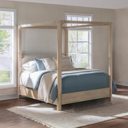 Solano 85-inch Canopy Bed Weathered Mango