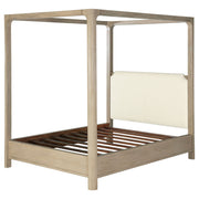 Solano 85-inch Canopy Bed Weathered Mango
