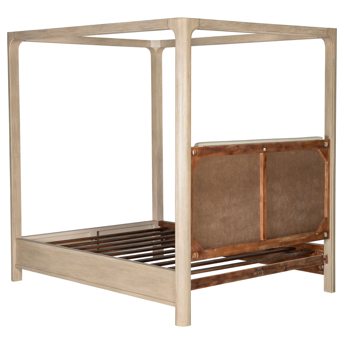 Solano 85-inch Canopy Bed Weathered Mango