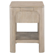 Solano 1-drawer Nightstand Bedside Table Weathered Mango