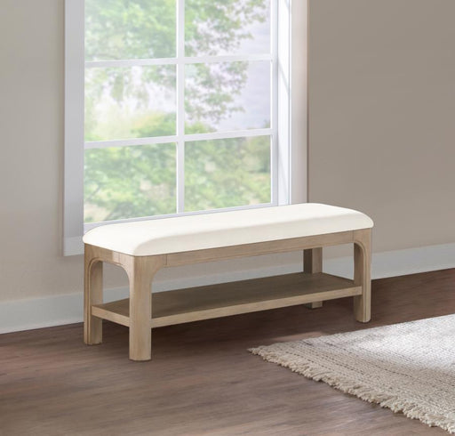 Solano 49-inch Bedroom Bed End Bench Weathered Mango Default Title