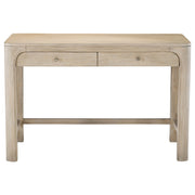Solano 2-drawer Makeup Table Vanity Desk Weathered Mango
