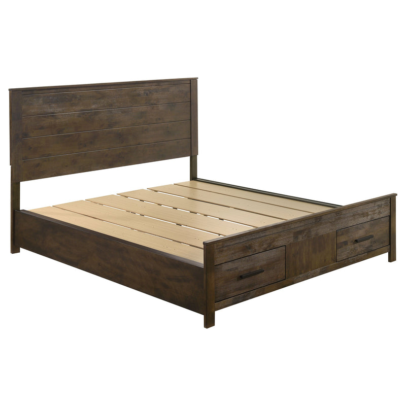 Woodmont Bedroom Set Rustic Golden Brown