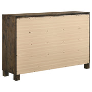 Woodmont Bedroom Set Rustic Golden Brown