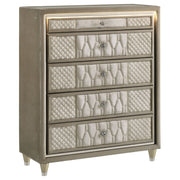 Lorient Bedroom Set Ivory and Camel