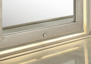 Lorient LED Dresser Mirror Ivory and Camel
