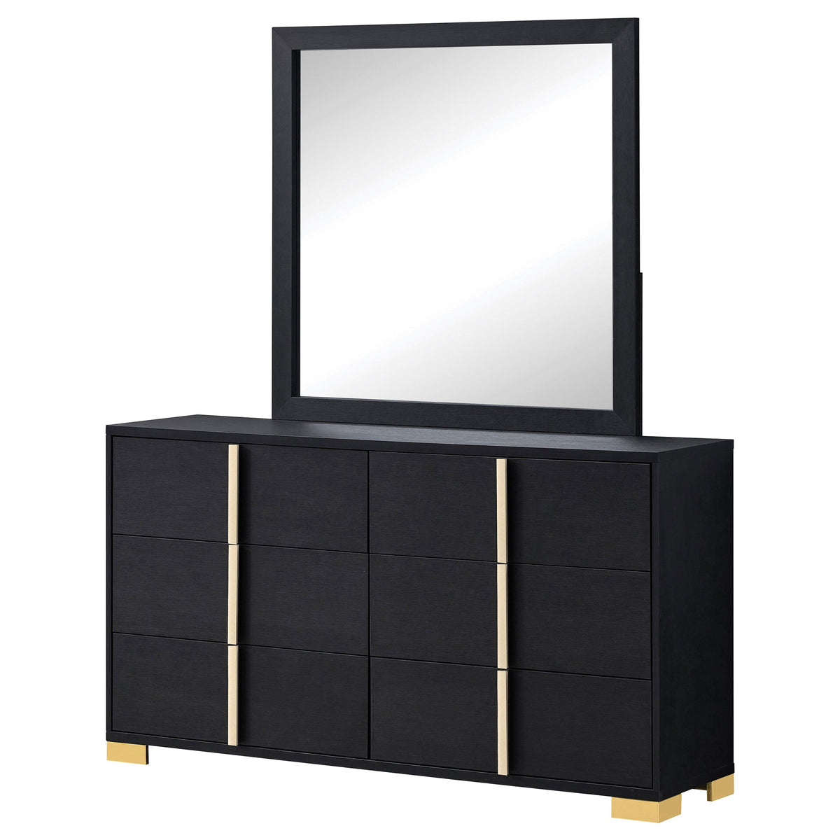 Marceline 6-drawer Dresser with Mirror