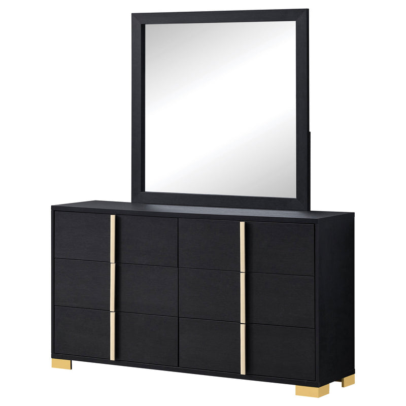Marceline 6-drawer Dresser with Mirror