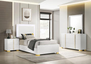Marceline Bedroom Set White Twin 4-piece