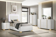 Marceline Bedroom Set White Twin 5-piece