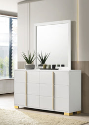 Marceline 6-drawer Dresser with Mirror