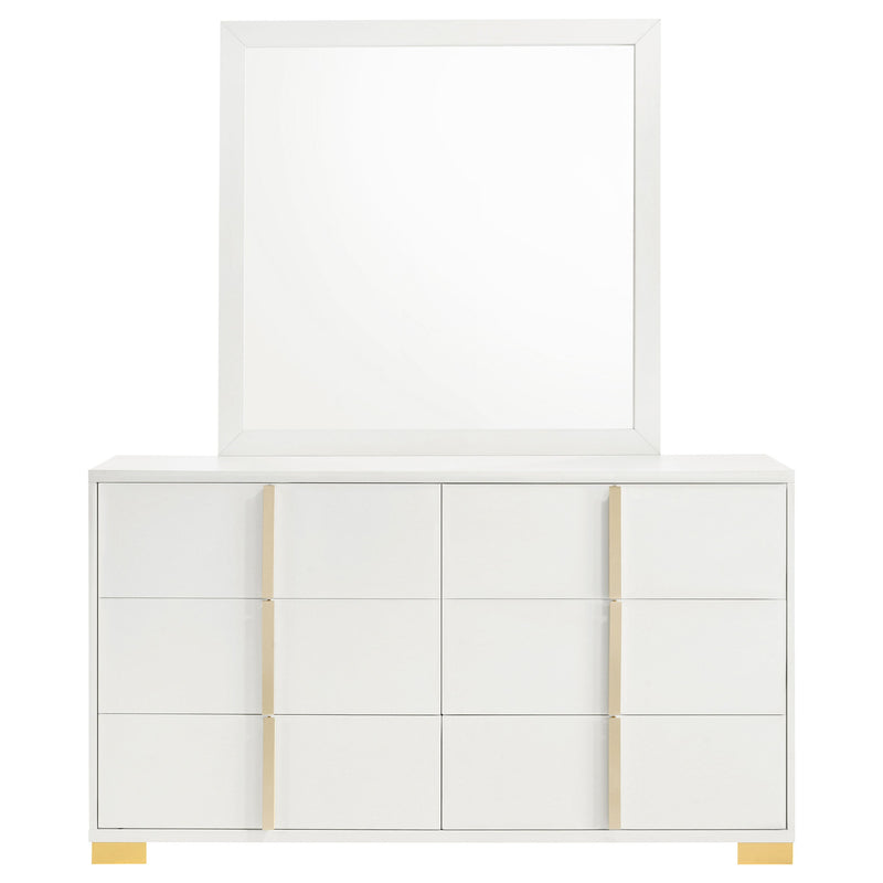 Marceline 6-drawer Dresser with Mirror