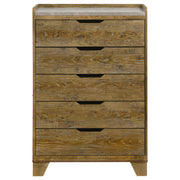 Henderson 5-drawer Bedroom Chest of Drawers Medium Oak