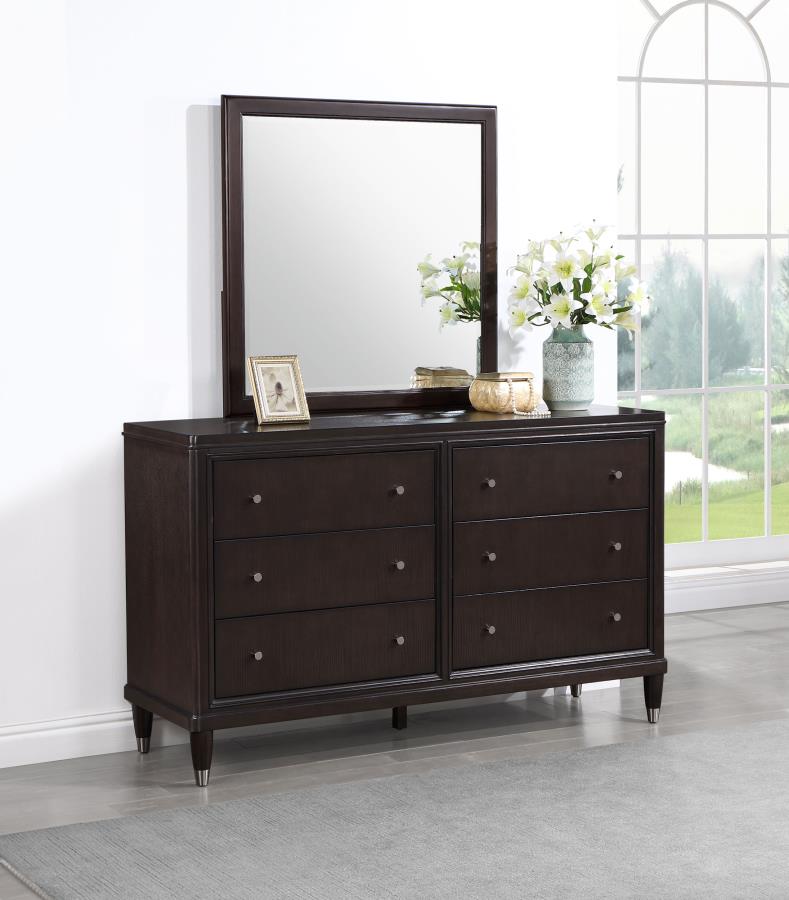 Emberlyn 6-drawer Dresser with Mirror Brown Default Title