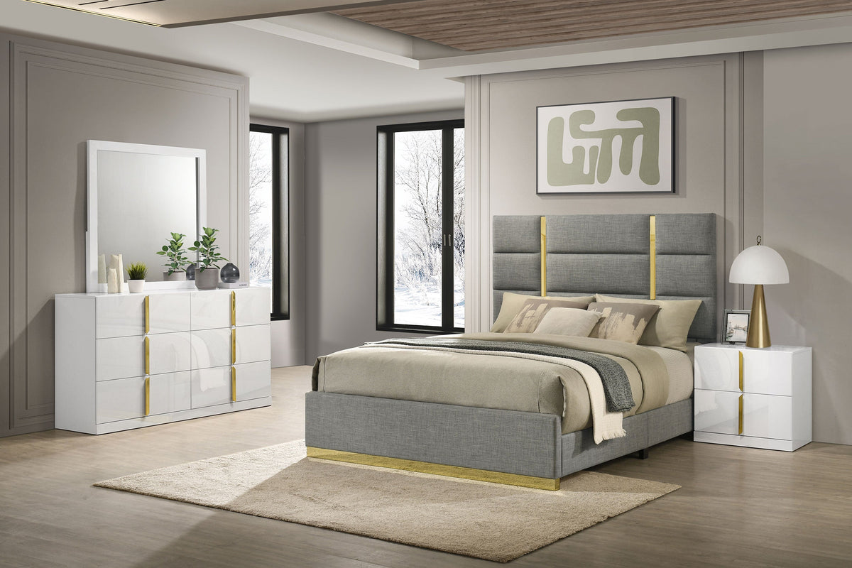 Ines Bedroom Set and High Gloss