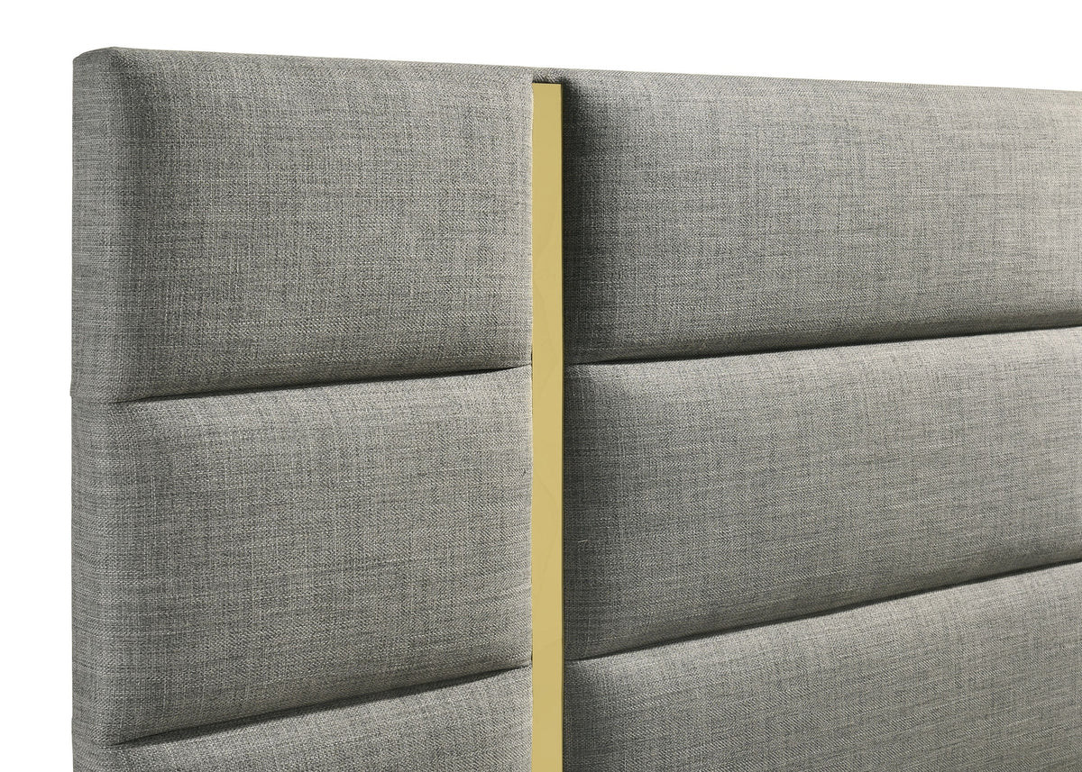 Ines 52-inch Fabric Upholstered Panel Bed