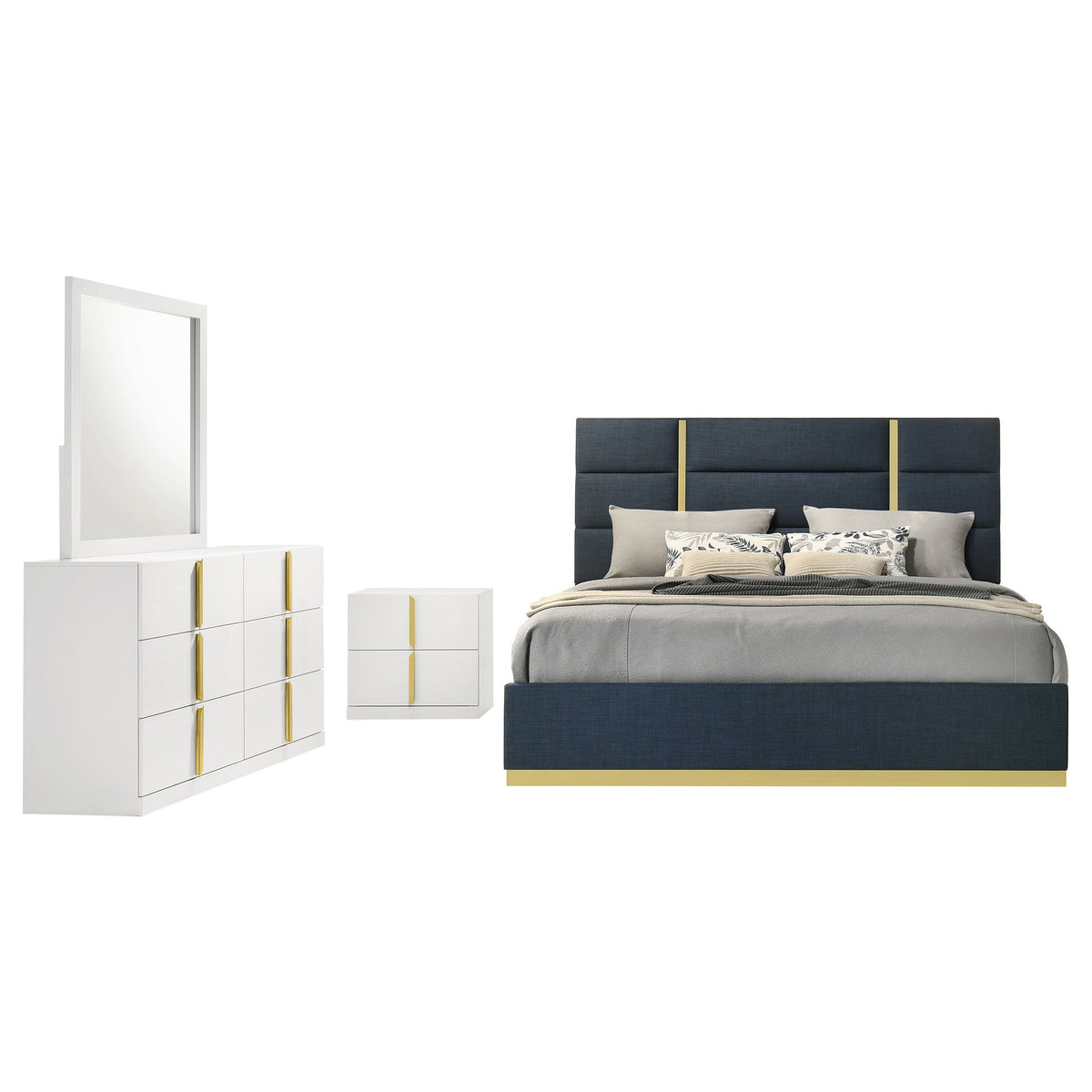 Ines Bedroom Set and High Gloss