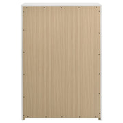 Ines 5-drawer Bedroom Chest of Drawers White High Gloss