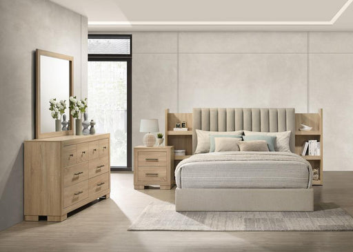 Arielle Bedroom Set Light Oak Eastern King 4-piece