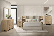 Arielle Bedroom Set Light Oak Queen 5-piece